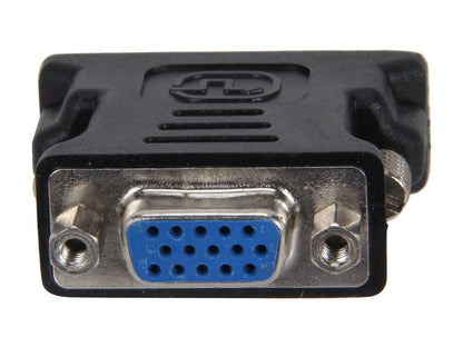 StarTech.com DVIVGAMFBK DVI to VGA Cable Adapter - Black - M/F - DVI-I to VGA Converter Adapter