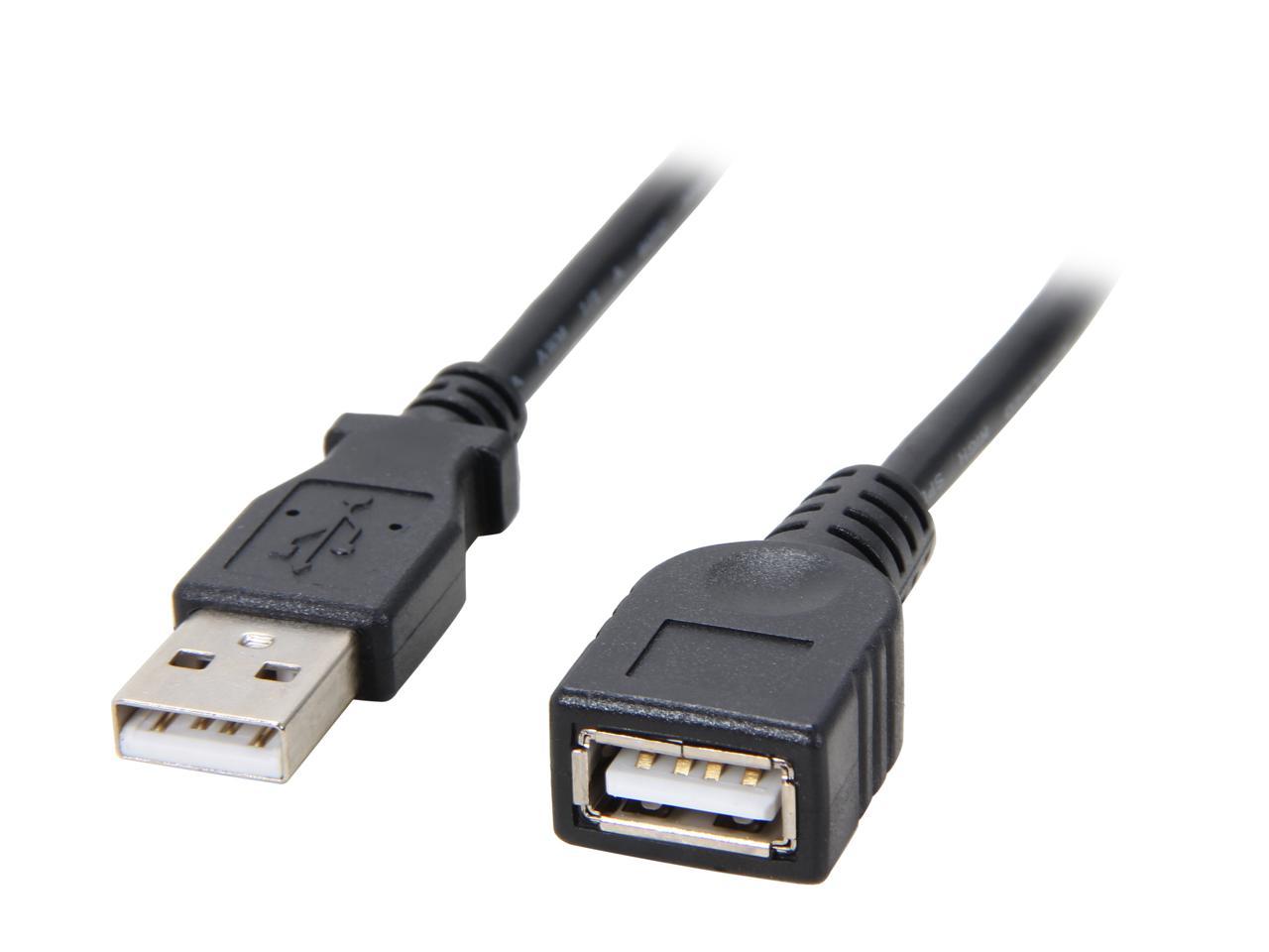 StarTech.com USBEXTAA6BK 6 ft Black USB 2.0 Extension Cable A to A - M/F - 6ft USB 2.0 Extension Cable - 6ft USB male female Cable