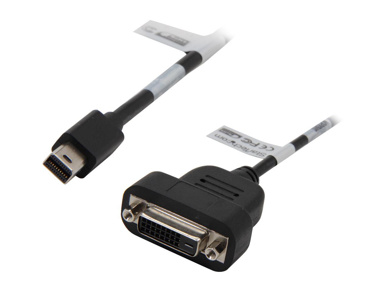 StarTech.com MDP2DVIS Mini DisplayPort to DVI Adapter - 1080p - Single Link - Active - Mini DP (Thunderbolt) to DVI Monitor Adapter