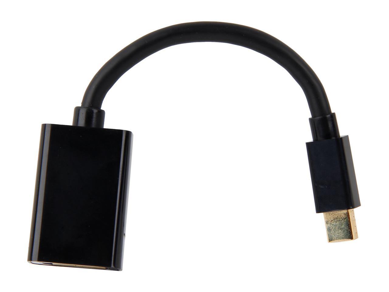 StarTech.com MDP2DPMF6IN 6in / 15cm Mini DisplayPort to DisplayPort Video Cable Adapter - M/F - Mini DP (m) to DP (f) Converter