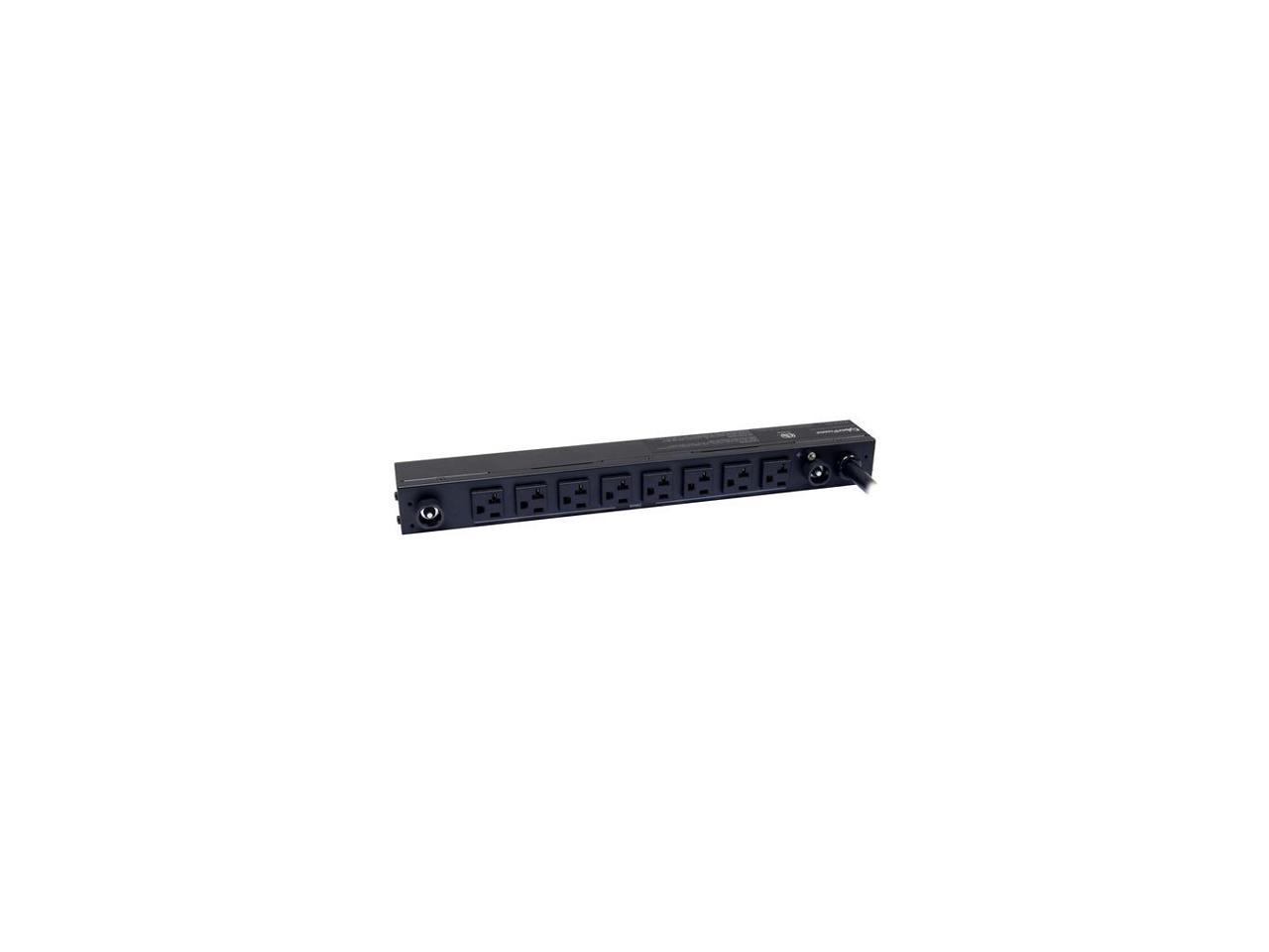 CyberPower PDU30BT8F8R Basic 1U 120V 12 ft. 16-Outlets Power Distribution Unit