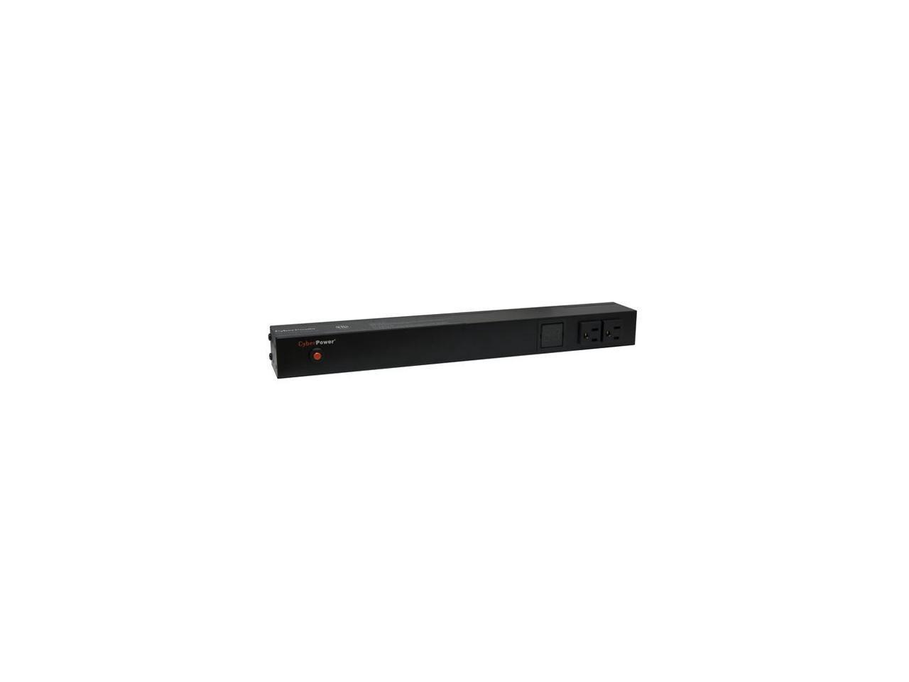 CyberPower PDU15M2F8R Metered 1U 120V 15 A 15 ft. 10-Outlets Power Distribution Unit