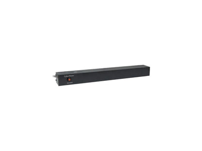 CyberPower PDU15B8R Basic 1U 120V 15A 15 ft. 8-Outlet Power Distribution Unit