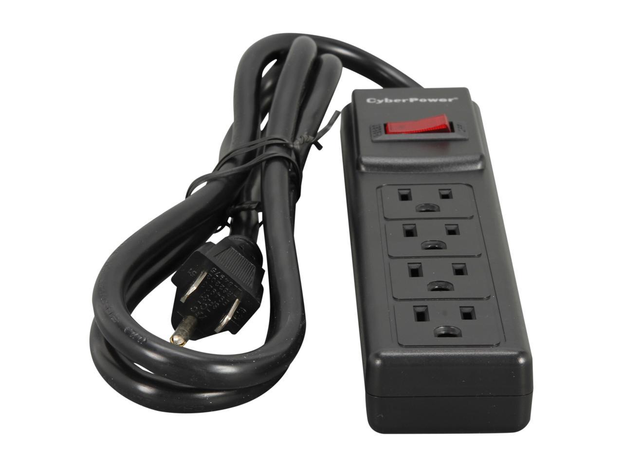 CyberPower CSB404 4 Feet 4 Outlets 450 joule Surge Suppressor
