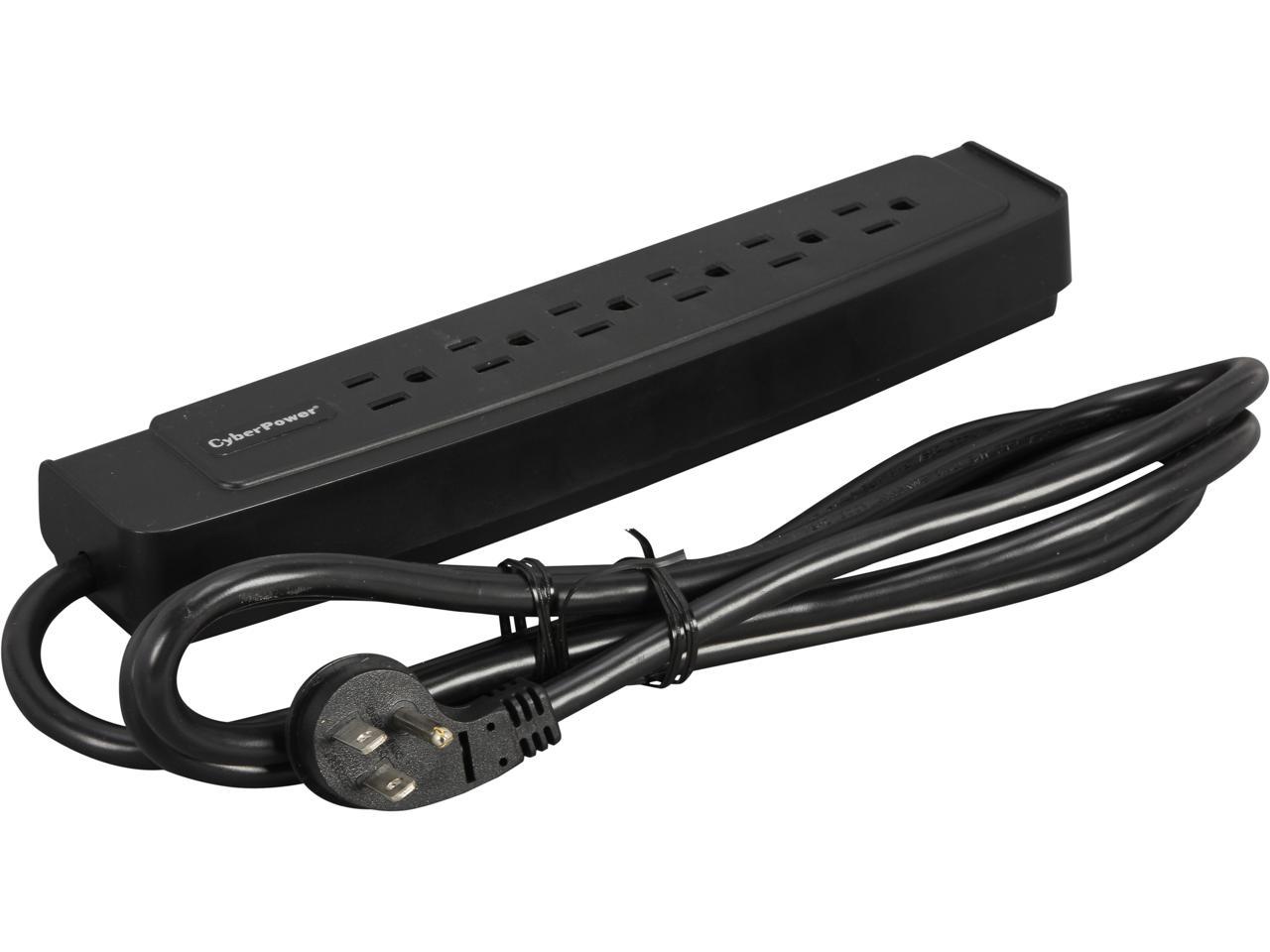 CyberPower CSP606T 6 Feet 6 Outlets 1350 joules Professional Surge Protection