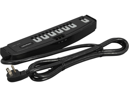CyberPower CSP708T 8 Feet, 7 Outlets, 1650 Joules Surge Suppressor