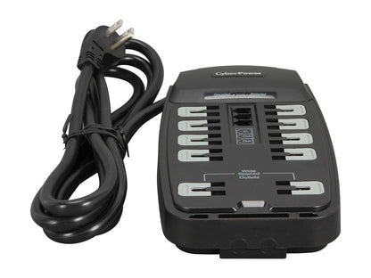 CyberPower CSP1008T 8 Feet, 10 Outlets, 2850 Joules Surge Suppressor