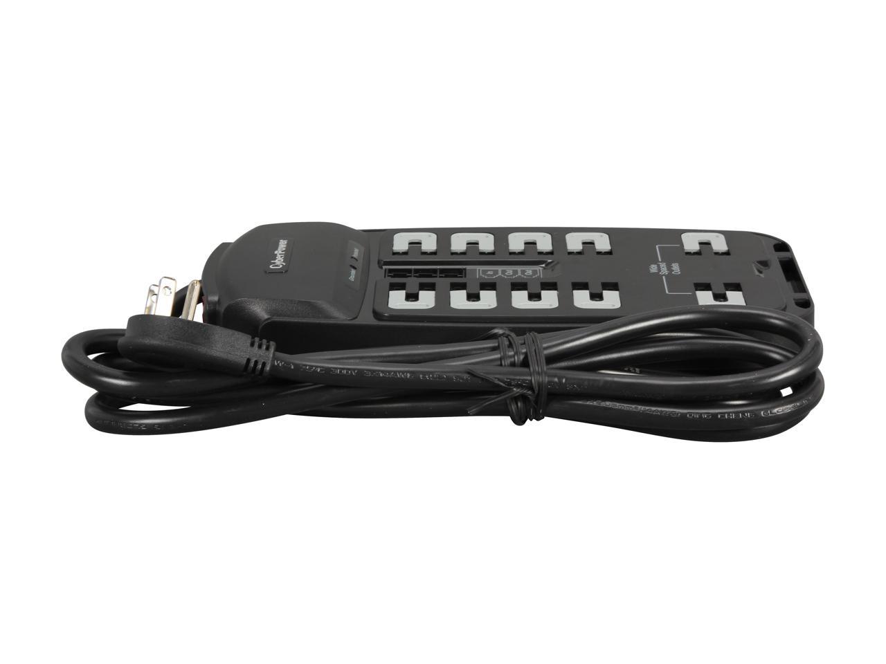CyberPower CSP1008T 8 Feet, 10 Outlets, 2850 Joules Surge Suppressor