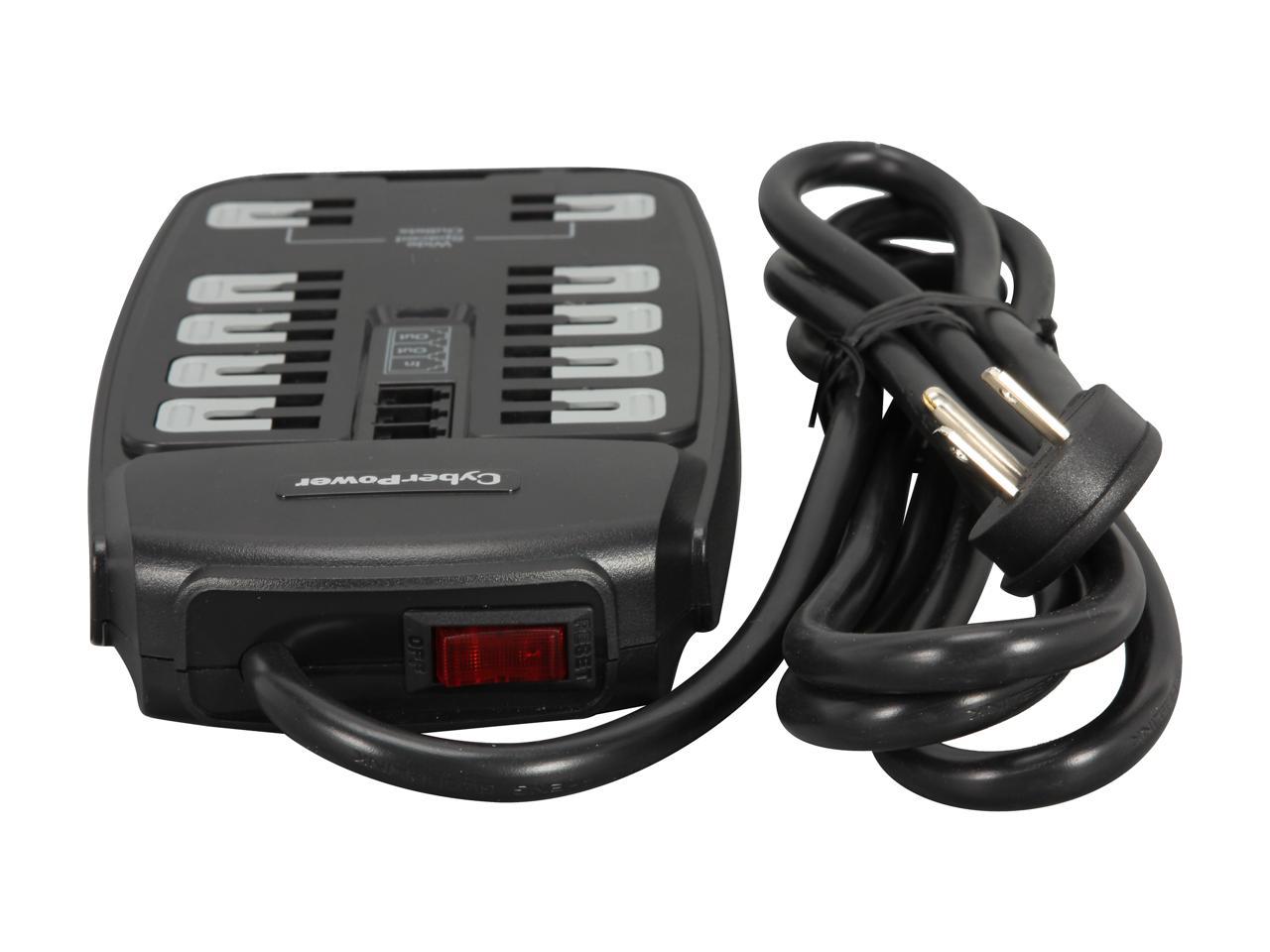 CyberPower CSP1008T 8 Feet, 10 Outlets, 2850 Joules Surge Suppressor