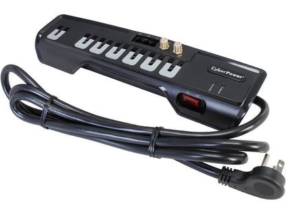 CyberPower CSHT706TC 6 Feet, 7 Outlets. 1950 Joules Surge Suppressor