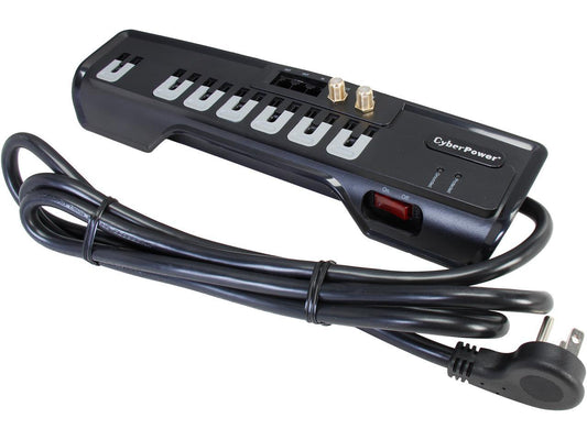 CyberPower CSHT706TC 6 Feet, 7 Outlets. 1950 Joules Surge Suppressor