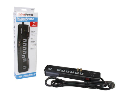 CyberPower CSHT706TC 6 Feet, 7 Outlets. 1950 Joules Surge Suppressor