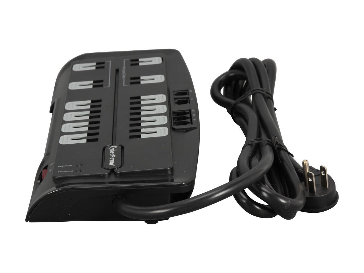 CyberPower CSHT1208TNC2 8 Feet 12 Outlets 3150 joules Surge Suppressor