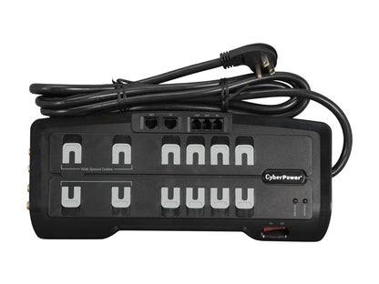 CyberPower CSHT1208TNC2 8 Feet 12 Outlets 3150 joules Surge Suppressor