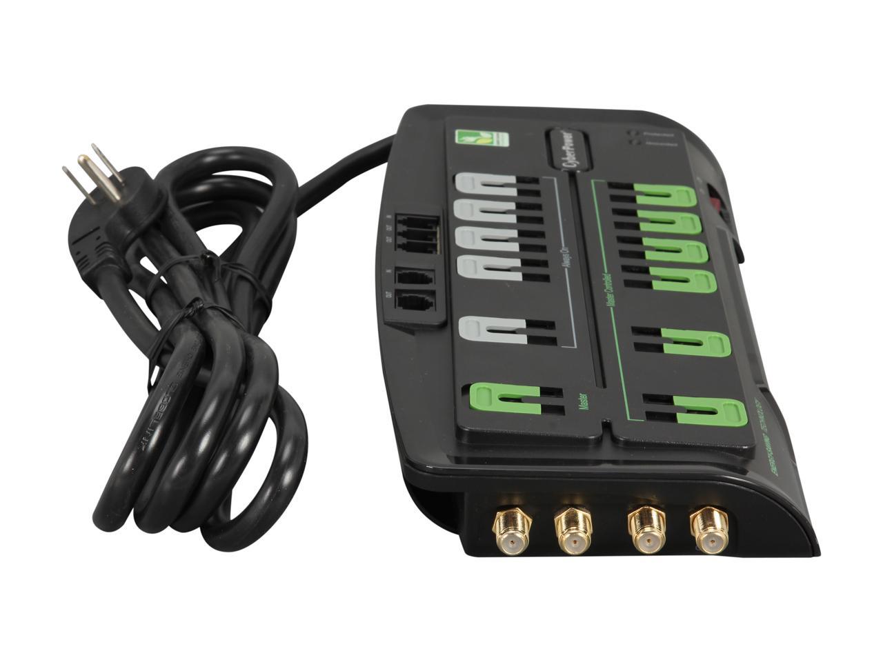 CyberPower CSHT1208TNC2G 8 Feet 12 Outlets 4350 joules Surge Suppressor