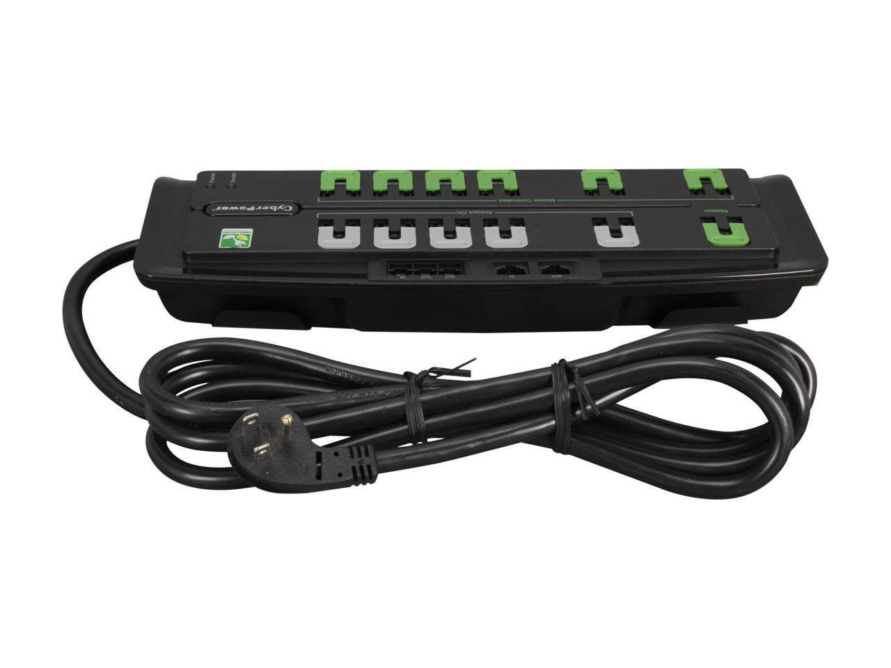 CyberPower CSHT1208TNC2G 8 Feet 12 Outlets 4350 joules Surge Suppressor