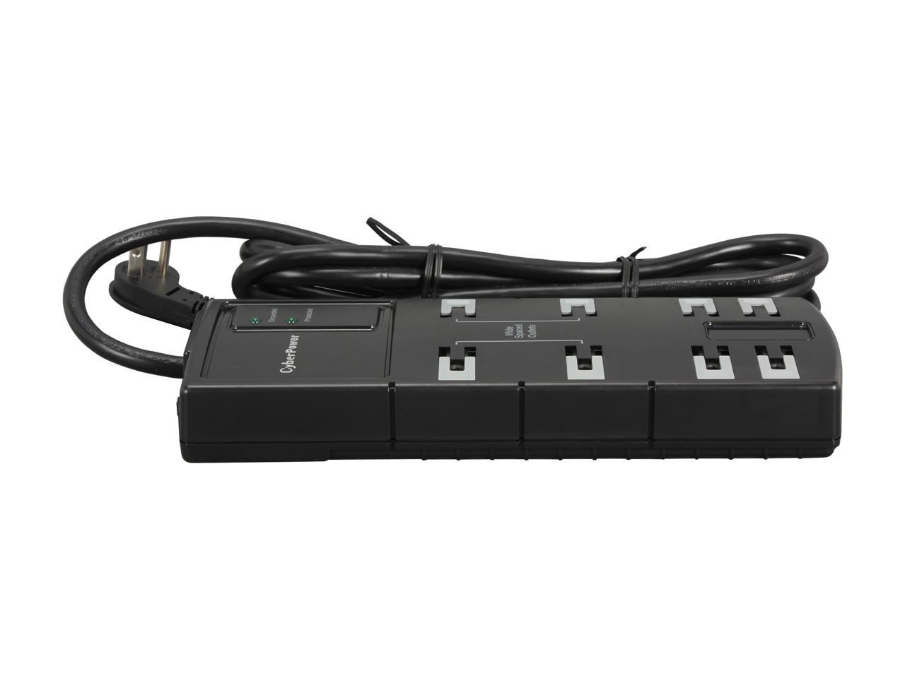 CyberPower CSB808 8 Feet, 8 Outlets, 1800 Joules Surge Suppressor