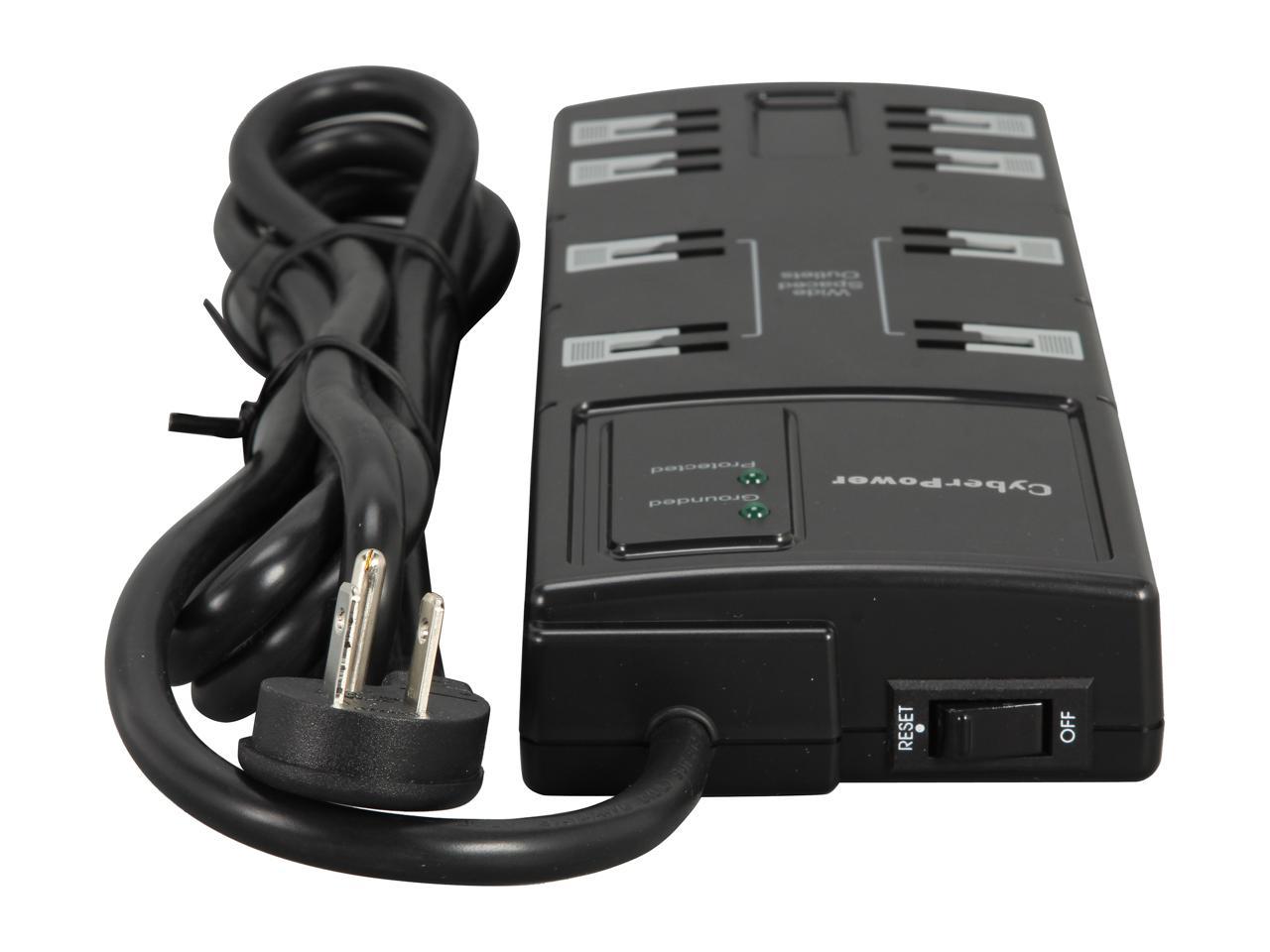 CyberPower CSB808 8 Feet, 8 Outlets, 1800 Joules Surge Suppressor