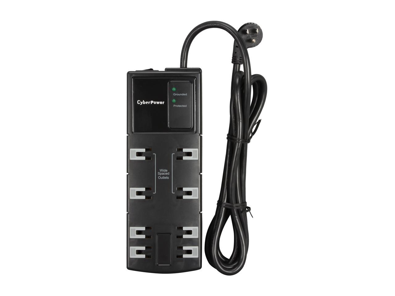 CyberPower CSB808 8 Feet, 8 Outlets, 1800 Joules Surge Suppressor