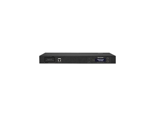 CyberPower PDU20SWHVT10ATNET Switched ATS PDU 200-240V 20A 1U 10-Outlets (2) L6-20P