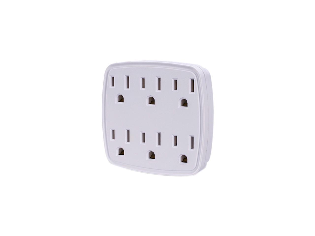 CyberPower GT600 6 Outlets Adapter 125V Input Voltage 1875W Maximum Power Wall Mount Cord Length