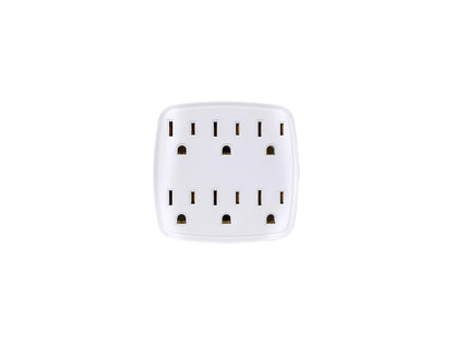 CyberPower GT600 6 Outlets Adapter 125V Input Voltage 1875W Maximum Power Wall Mount Cord Length