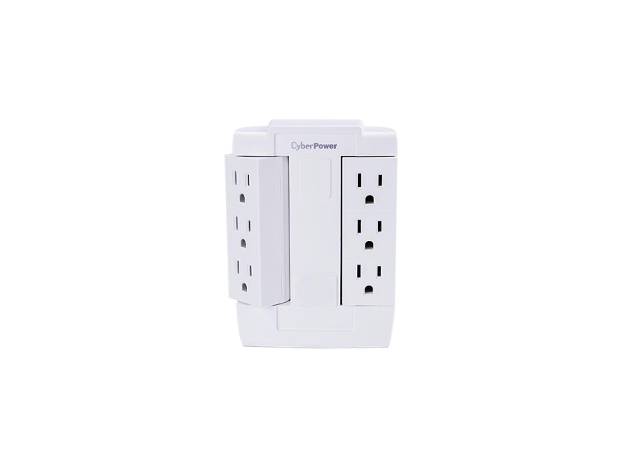 CyberPower GT600P 6 Outlets Adapter 125V Input Voltage 1875W Maximum Power