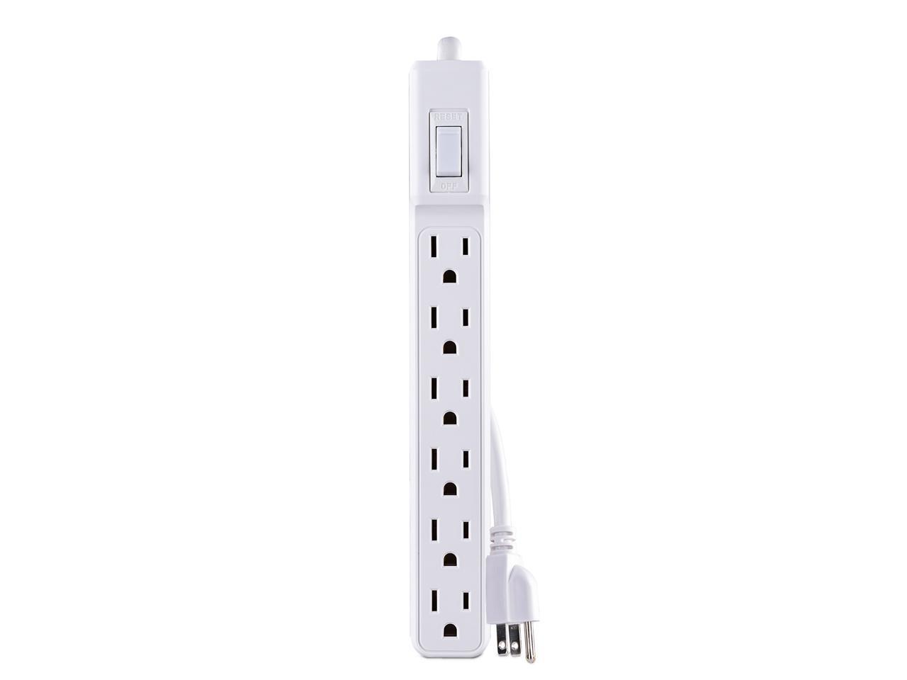 CyberPower MP1044NN 6 Outlets Power Strip 125V Input Voltage 2 Feet Cord Length