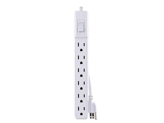 CyberPower MP1044NN 6 Outlets Power Strip 125V Input Voltage 2 Feet Cord Length