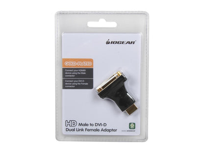 IOGEAR GHDMDVIF 1 x HDMI® (M) to DVI-D Dual Link (F) adapter
