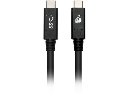 IOGEAR G2LU3CCM01E Black Smart USB-C to USB-C [USB-IF Certified] 10Gbps Cable with E-Marker