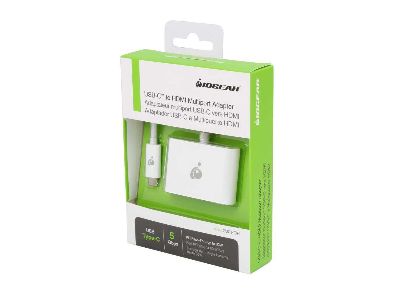 IOGEAR GUC3C3H USB-C to HDMI / USB Multiport Adapter
