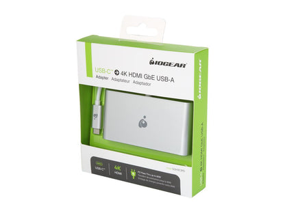 IOGEAR GUH3C3PD USB-C 4-in-1 4K Multiport Adapter
