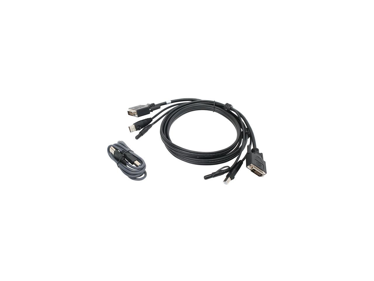 IOGEAR 6 Ft. DVI, USB KVM Cable Kit with Audio (TAA)