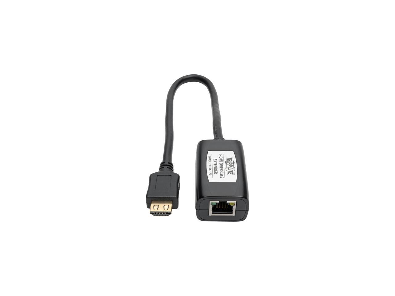 Tripp Lite HDMI Over Cat5 / Cat6 Extender, Receiver for Video and Audio, 1080p at 60 Hz (B126-1P0)