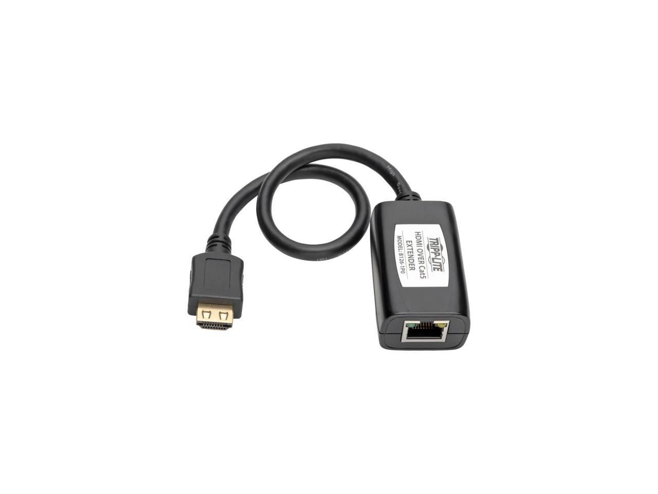 Tripp Lite HDMI Over Cat5 / Cat6 Extender, Receiver for Video and Audio, 1080p at 60 Hz (B126-1P0)