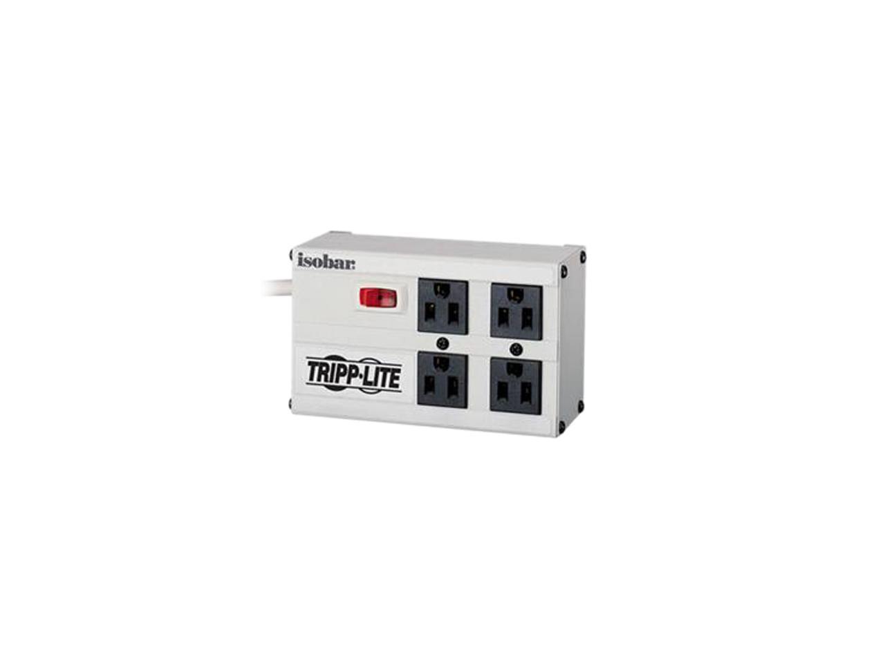 TRIPP LITE ISOBAR4 6 ft 4 Outlets 3300 J Isobar Surge Suppressor
