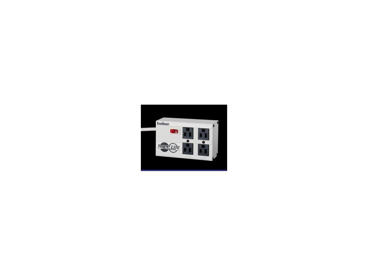 TRIPP LITE ISOBAR4 6 ft 4 Outlets 3300 J Isobar Surge Suppressor