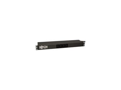 Tripp Lite Basic PDU, 20A, 14 Outlets (2 C19 & 12 C13), 208 / 240 V, L6-20P, 208 / 240 V Input, 15 ft. Cord, 1U Rack-Mount Power (PDUH20HVL6)