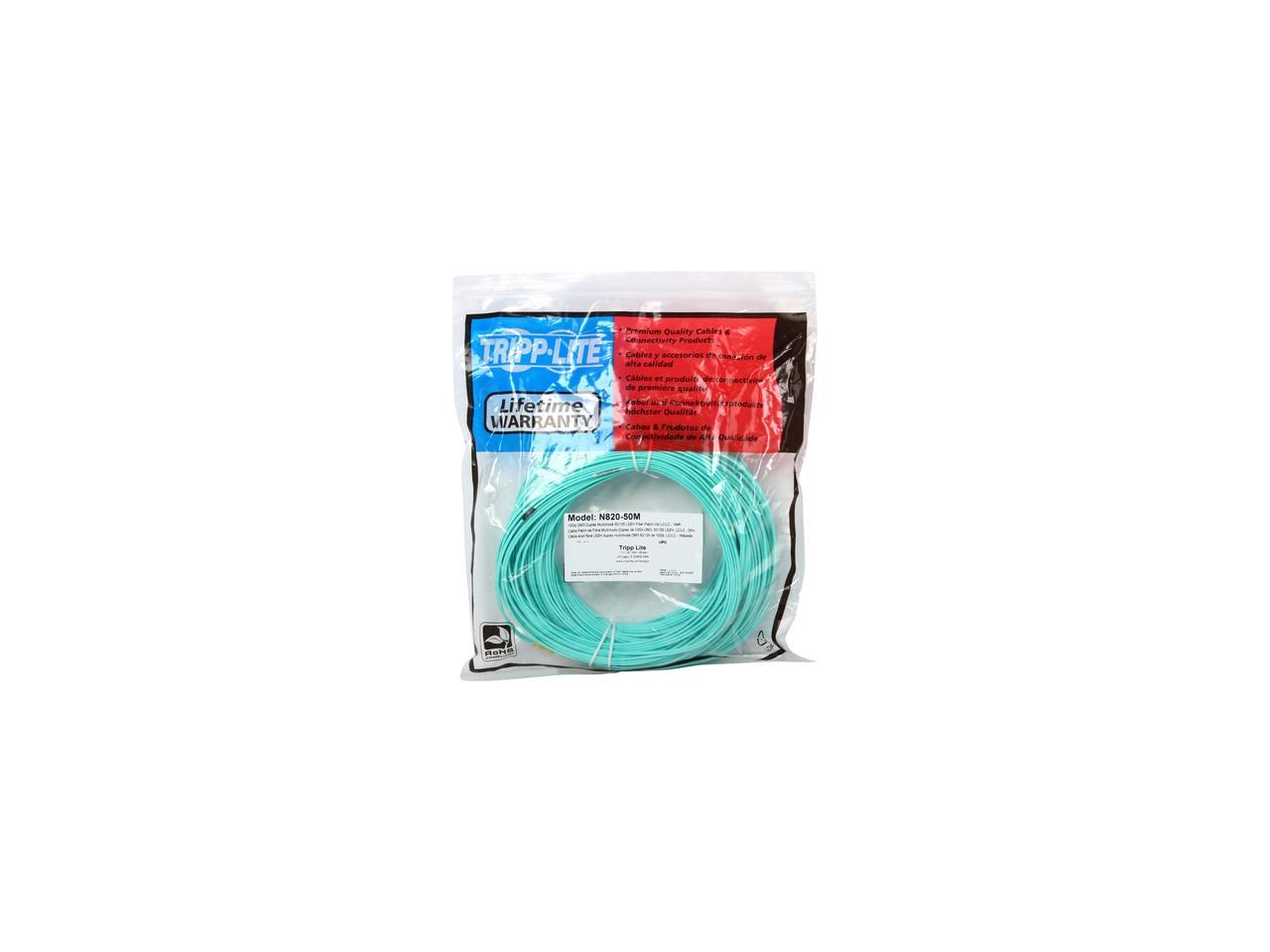 Tripp Lite N820-50M 164 ft. 10Gb Duplex MMF 50/125 LSZH Patch Cable