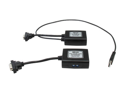 Tripp Lite VGA over Cat5/Cat6 Extender Kit, Transmitter and Receiver, USB-Powered, 1920x1440 at 60Hz B130-101-U
