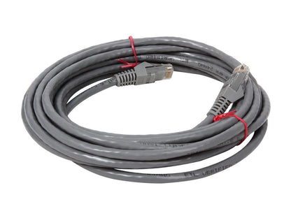 TRIPP LITE N201-015-GY 15 ft. Cat 6 Gray Gigabit Snagless Molded Patch Cable (RJ45 M/M)