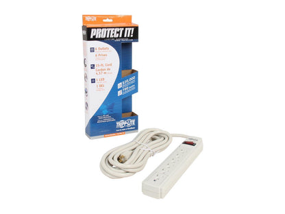 TRIPP LITE TLP615 15 Feet 6 Outlets 790 Joules Surge Suppressor