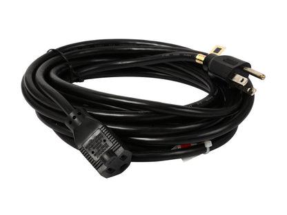Tripp Lite Model P022-015 15 ft. Power Extension Cord, NEMA 5-15P to NEMA 5-15R - 10A, 120V, 18 AWG, 15 ft. Black