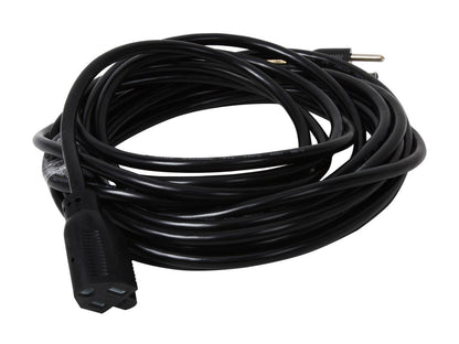Tripp Lite Model P022-025 25 ft. Power Extension Cord, NEMA 5-15P to NEMA 5-15R - 10A, 120V, 18 AWG, 25 ft. Black