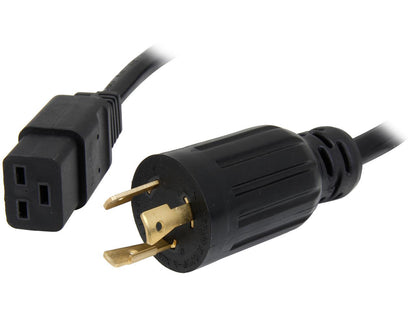Tripp Lite Model P040-006 6 ft. 12AWG Heavy Duty Power Cord (IEC-320-C19 to NEMA L6-20P)