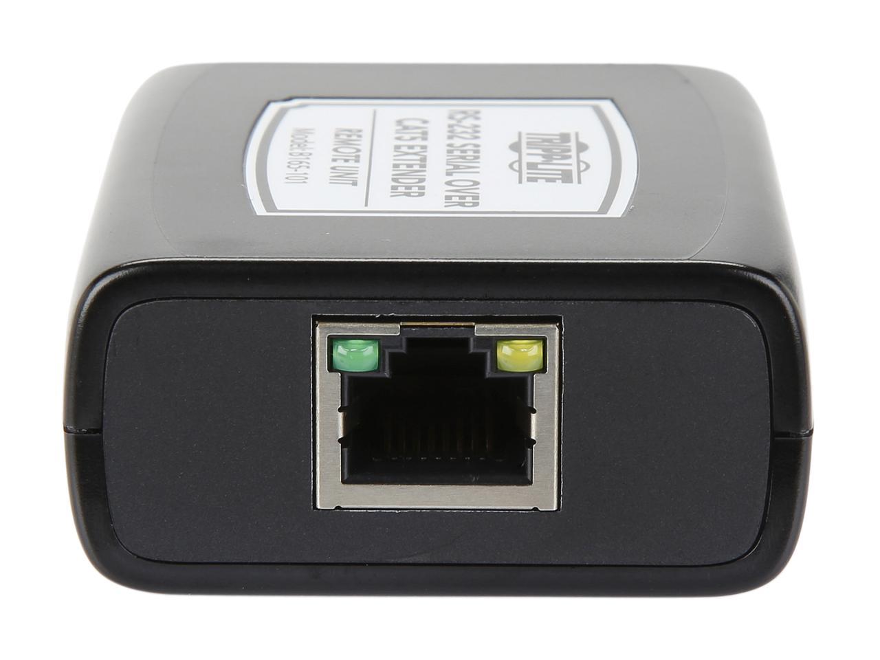 Tripp Lite B165-101 RS-232 / Serial over Cat5 Extender Transmitter + Receiver