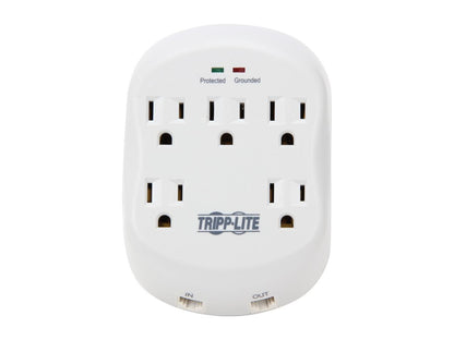 TRIPP LITE SK5TEL-0 5 Outlets 1080 joules Wallmount Direct Plug-In Protect It! Surge Suppressor