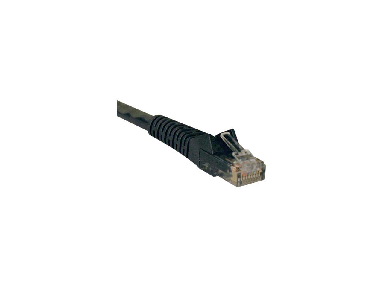 Tripp Lite Cat6 Gigabit Snagless Molded Patch Cable (RJ45 M/M) - Black, 50 ft. (N201-050-BK)