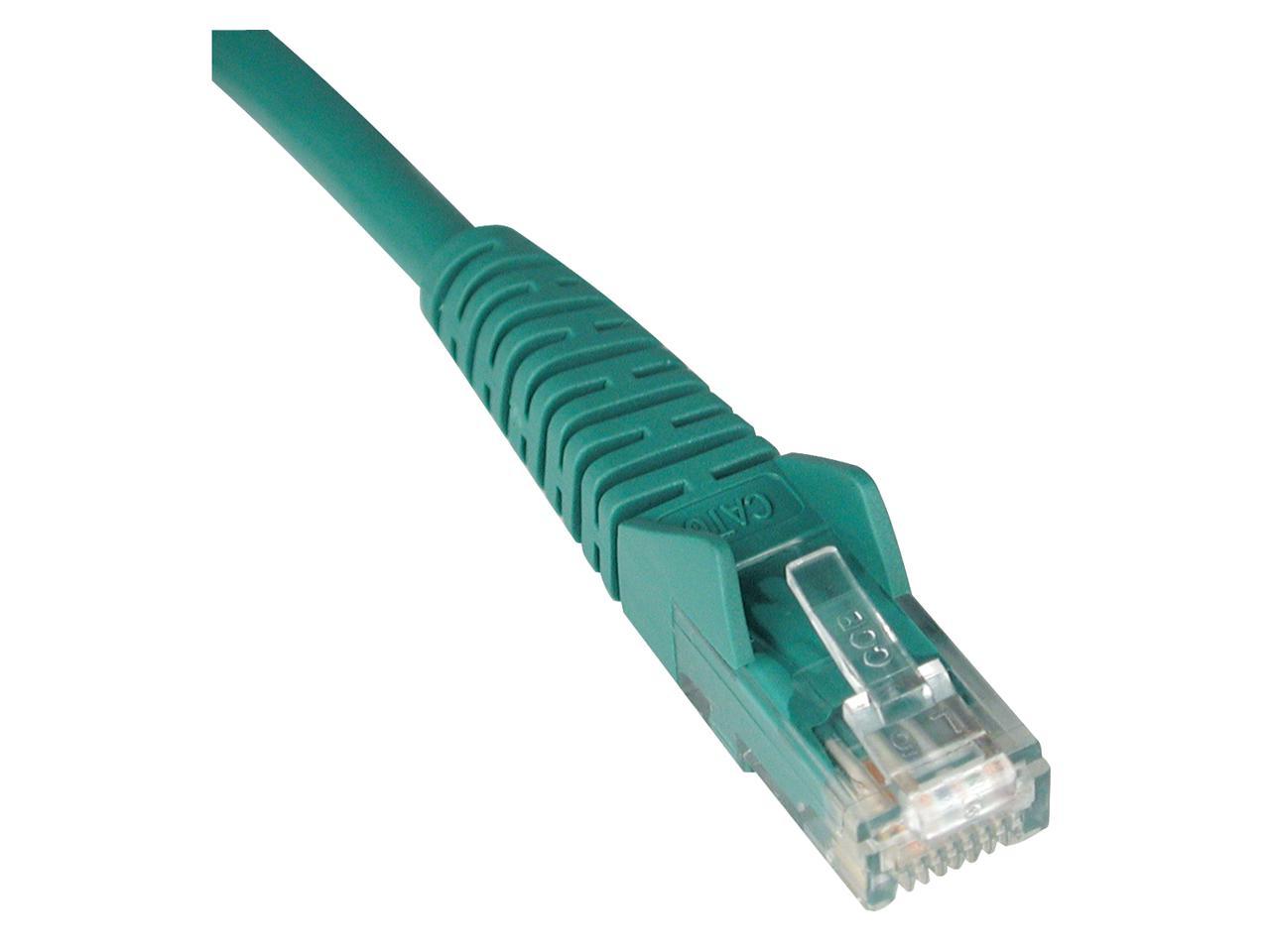 Tripp Lite 6-ft. Cat6 Gigabit Snagless Molded Patch Cable, Green